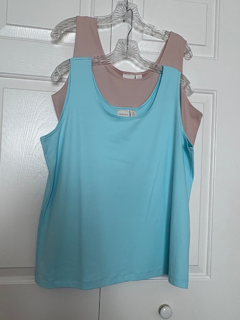 TWO Chico’s Microfiber Microfeel Timeless Classic Tanks Size 3 (XL) - Picture 2 of 9